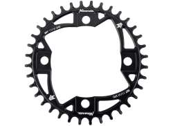 Miranda MTB Chainflow 3D Kædering 36T Bcd 104mm - Sort