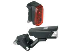 MonkeyLink Zestaw Lampek Magnetyczny 15/30Lux - Czerwony/Czarny