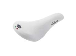 Monte Grappa Bicycle Saddle Canard Leather White