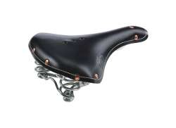 Monte Grappa Bicycle Saddle Frontiers Classic Leather Black