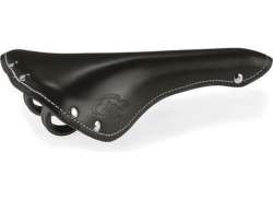 Monte Grappa Bicycle Saddle Old Sporting Leather Black