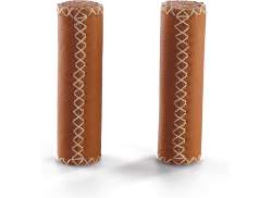 Monte Grappa Grips 120mm Leather Cognac Brown