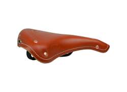 Monte Grappa Oxford Club Bicycle Saddle Leather Cognac Brown