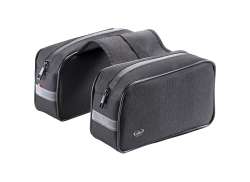 Monte Grappa Pocket Doppio Borsa Laterale E-Bike - Nero