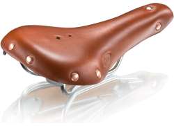Monte Grappa Sport Bicycle Saddle Leather - Cognac Brown