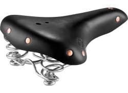 Monte Grappa Sports Bicycle Saddle Leather - Black