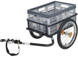Monz Transport Cykelkärra + Box 45L Med Koppling / 2 Dragstång