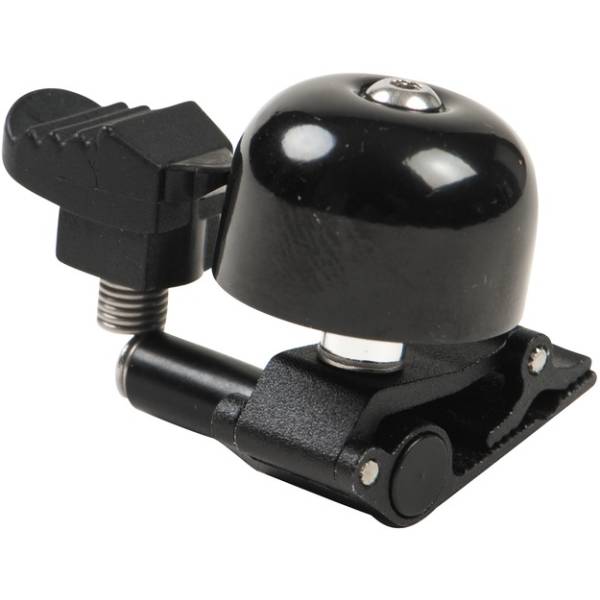 Mounty Bicycle Bell Mini Roby Assembly On Cable - Black