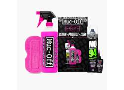 Muc-Off Rene Beskytte & Sm&oslash;ring Rengj&oslash;ringssett E-Bike - 4-Deler