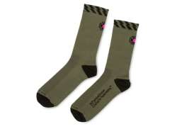 Muc-Off Technical Riders Chaussettes De Cyclisme Green