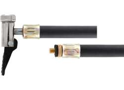 Multi Player Pumpeslange Med Nippel For Dunlop/Presta Ventil - 5mm