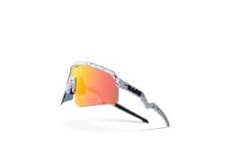 Naos Ziris Fietsbril  Photochromic Zwart Rood - Wit Funfetti