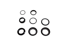 Neco Styrfittings 1 1/8&quot; Gevind - Sort