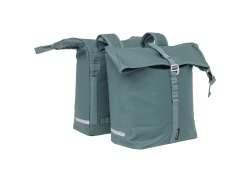 New Looxs Cantos Dubbele Fietstas 36L - Sea Blauw