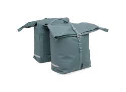 New Looxs Cantos Dubbele Fietstas MIK2 36L - Sea Blauw