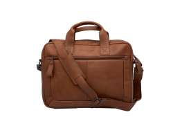 New Looxs Leder Luko Schulter Fahrradtasche 7,5L - Cognac