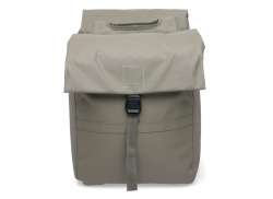 New Looxs Leeds Dobbel Sykkelveske 38L - Brungr&aring;tt