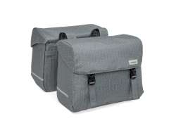 New Looxs Mondi Joy Doppel- Fahrradtasche 38L - Nima Grau