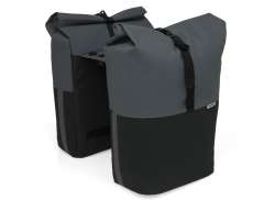 New Looxs Nyborg Double MIK Packv&auml;ska 34L- M&ouml;rk Gr&aring;/Svart