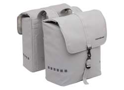 New Looxs Odense Doppel- Fahrradtasche 39L - Licht Grau