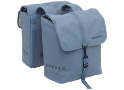 New Looxs Odense Dubbele Fietstas 39L - Licht Blauw