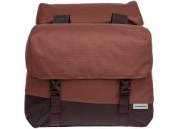 New Looxs Oslo Joli Dobbelt Cykeltaske 37L - Bordeaux/Rust