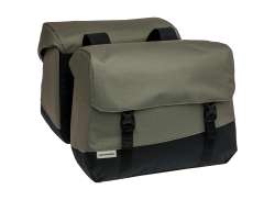 New Looxs Oslo Joli Double Pannier 37L - Black/Green