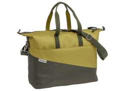 New Looxs Oslo Tendo Single Pannier 21L - Olive Green/Yellow