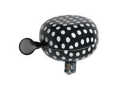 New Looxs Polka Bicycle Bell Ding Dong - Black/White
