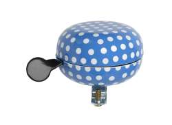 New Looxs Polka Fietsbel Ding Dong - Blauw/Wit