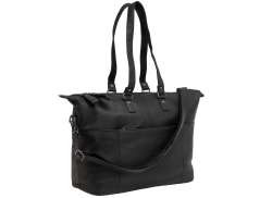 New Looxs Verla Laptop Bag 21L Leather - Black