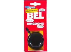 Niet Verkeerd Bicycle Bell Ding Dong Eco 60mm - Black