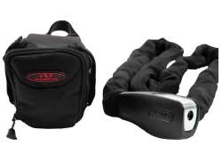 Norco Abbey Saddlebag Front Chain Lock - Black