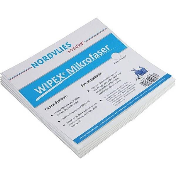 Nordvlies Mikrofiberklud Wipex 40x38cm - Blå (50)