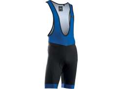 Northwave Activo Evo Pantalones Corto Tirantes Negro/Azul - M