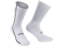 Northwave Apres Race Meias De Ciclismo Branco White