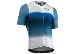 Northwave Blade Air Fahrradtrikot Kä Weiß/Blau - 2XL