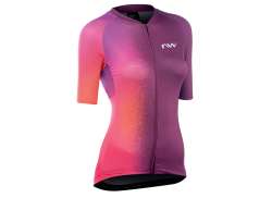 Northwave Blade Camisola De Ciclismo Ss (Manga Curta) Mulheres Paars Iriserend