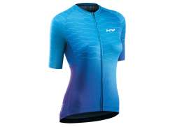Northwave Blade Cycling Jersey Ss Women Paars Blauw