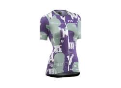 Northwave Blade Type Cycling Jersey Ss Women Sage/Purple Sage/Paars