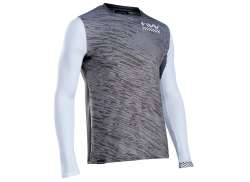 Northwave Bomb Camisola De Ciclismo Ls Homens Green/Gray