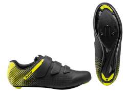 Northwave Core 2 Chaussures Black/Yellow Fluor.