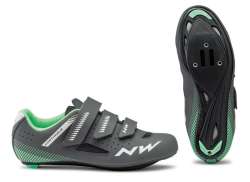 Northwave Core Cycling Shoes Women Anthracite/Green - Size 3
