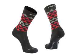Northwave Core Cycling Socks Wool High Black/Red