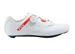 Northwave Core Plus 2 Calçado De Ciclismo Branco/Vermelho Fluo - 36