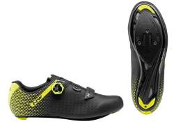 Northwave Core Plus 2 Chaussures Black/Yellow Fluor.