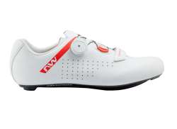 Northwave Core Plus 2 자전거 신발 화이트/레드 플루어 Wit/Rood Fluo