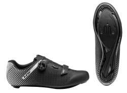 Northwave Core Plus 2 Szeroki Buty Rowerowe Black/Silver