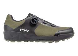 Northwave Corsair 2 자전거 신발 그린/블랙 - 36