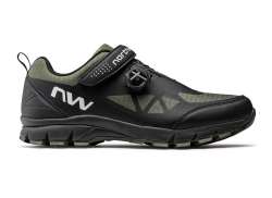 Northwave Corsair Cycling Shoes Men Zwart/Forest Groen